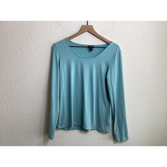 Eileen Fisher Women’s Shirt Top – Size Medium – Teal - Picture 4 of 7